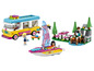 LEGO Friends Wohnmobil, Boot und Campingset mit Minifiguren.