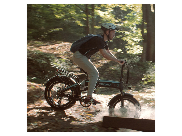 Gehe zu Vollbildansicht: JOBOBIKE E-Bike »Eddy«, Fat-Reifen, vollgefedert, 20 Zoll - Bild 6