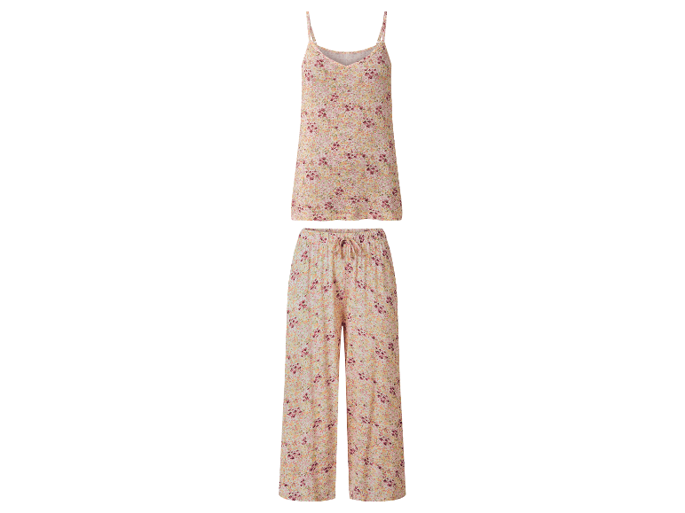 Damen-Pyjama mit Blumenmuster.