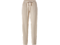 Beige Damen-Pyjamahose mit Bindeband