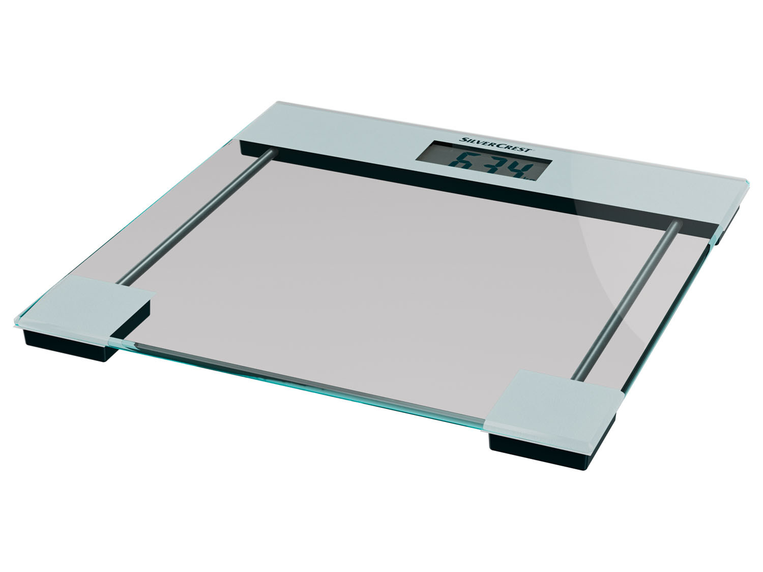 SILVERCREST Personenwaage »SPWE 180 A2«, Glas, max. 18…