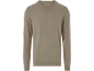 Herren V-Pullover in beiger Farbe.