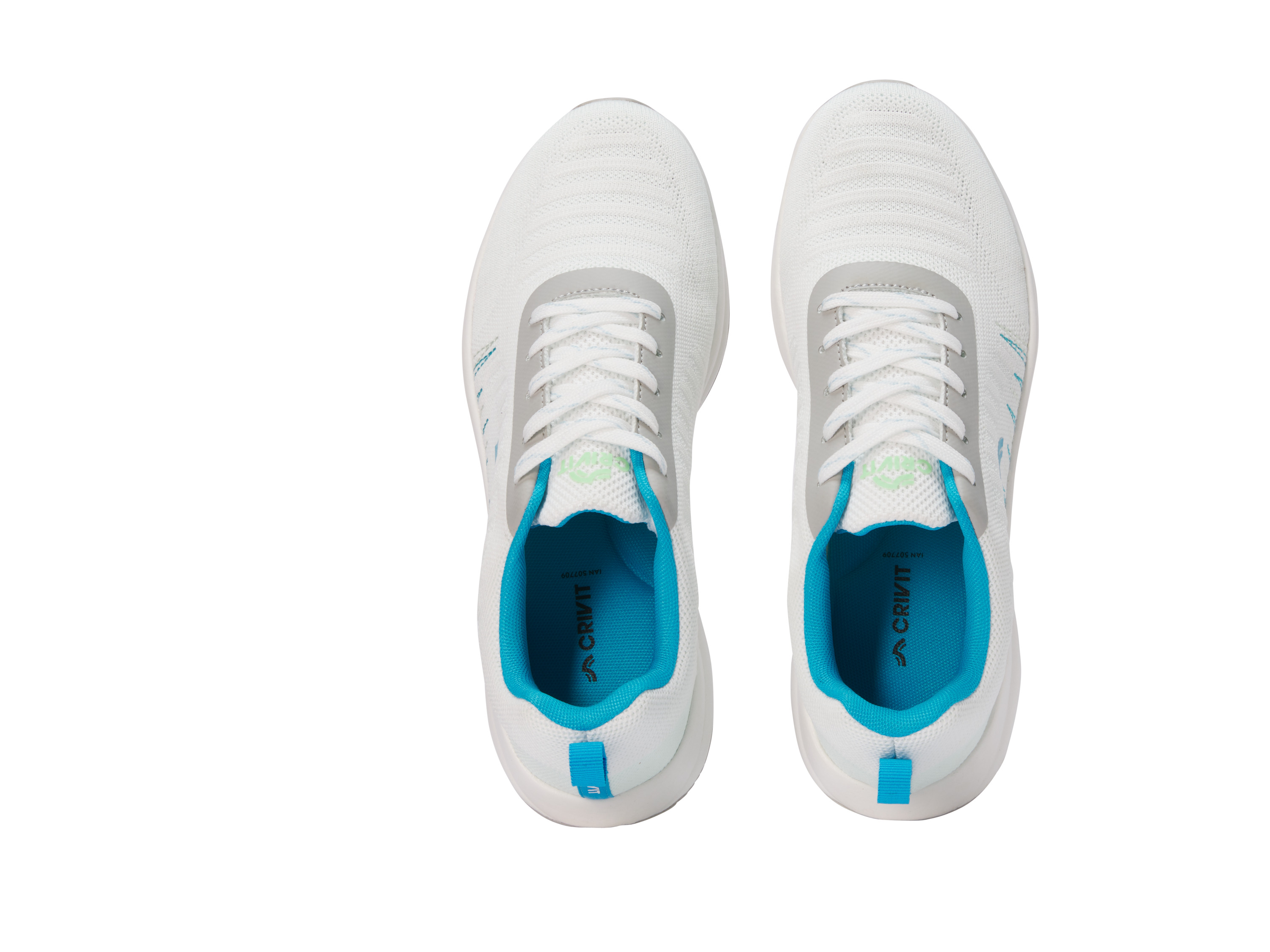 CRIVIT Herren Sportschuhe (Weiß/Grün, 42) – Bild 2 von 4