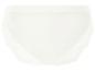 Weißer Damenslip mit Spitzendetails.