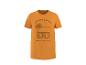 Orangefarbenes T-Shirt mit Surfshop- und Palmenmotiv, mit dem Text „ENDLESS SUMMER“.