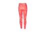 Damen-Leggings mit gepunktetem Muster in Orange und Pink