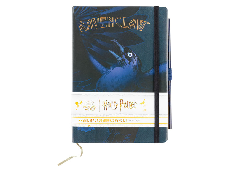Gehe zu Vollbildansicht: Harry Potter Notizbuch, 240 Seiten, Stiftehalter - Bild 2
