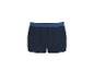 Dunkelblaue Herren-Boxershorts mit blauem Bund.