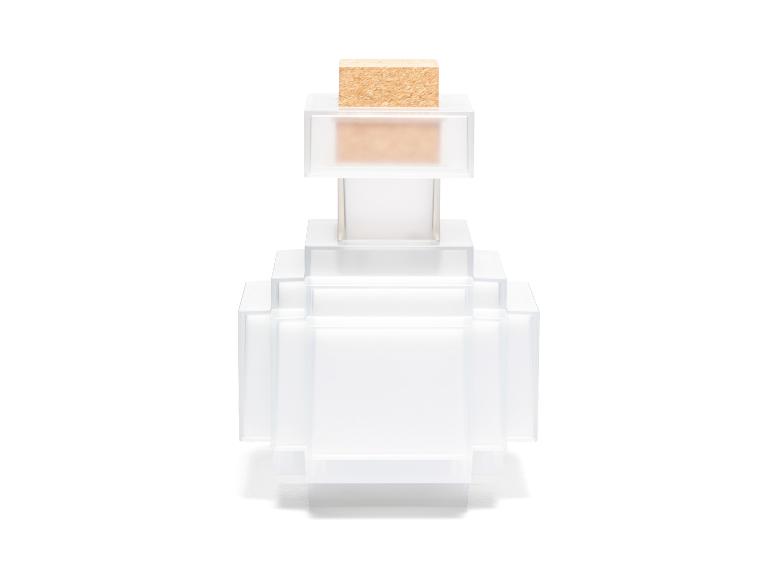 The Noble Collection Minecraft Trankflasche aus mattiertem Glas mit Korken