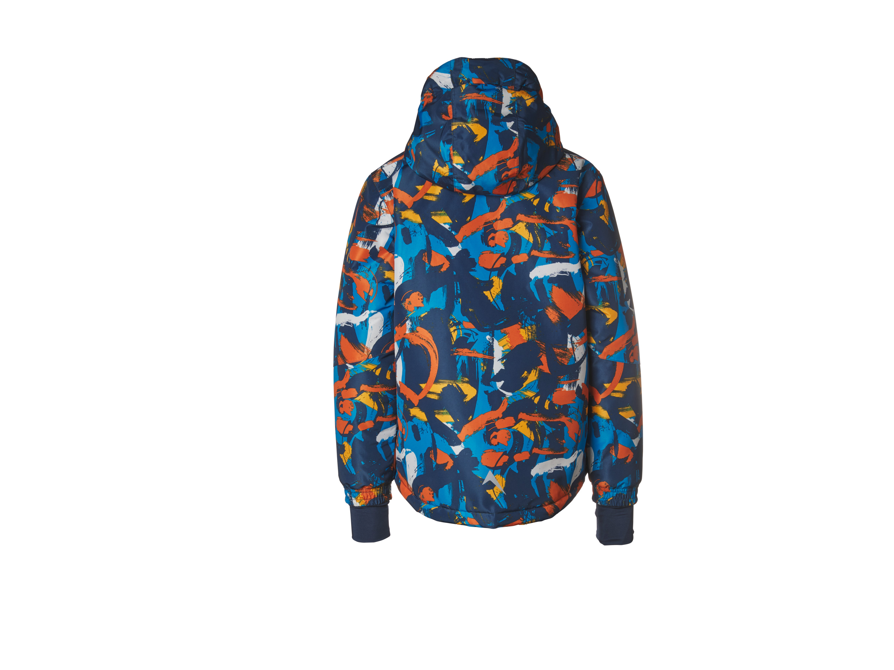 Thumbnail - CRIVIT Kinder Jungen Skijacke (134/140, navy/blau/orange)