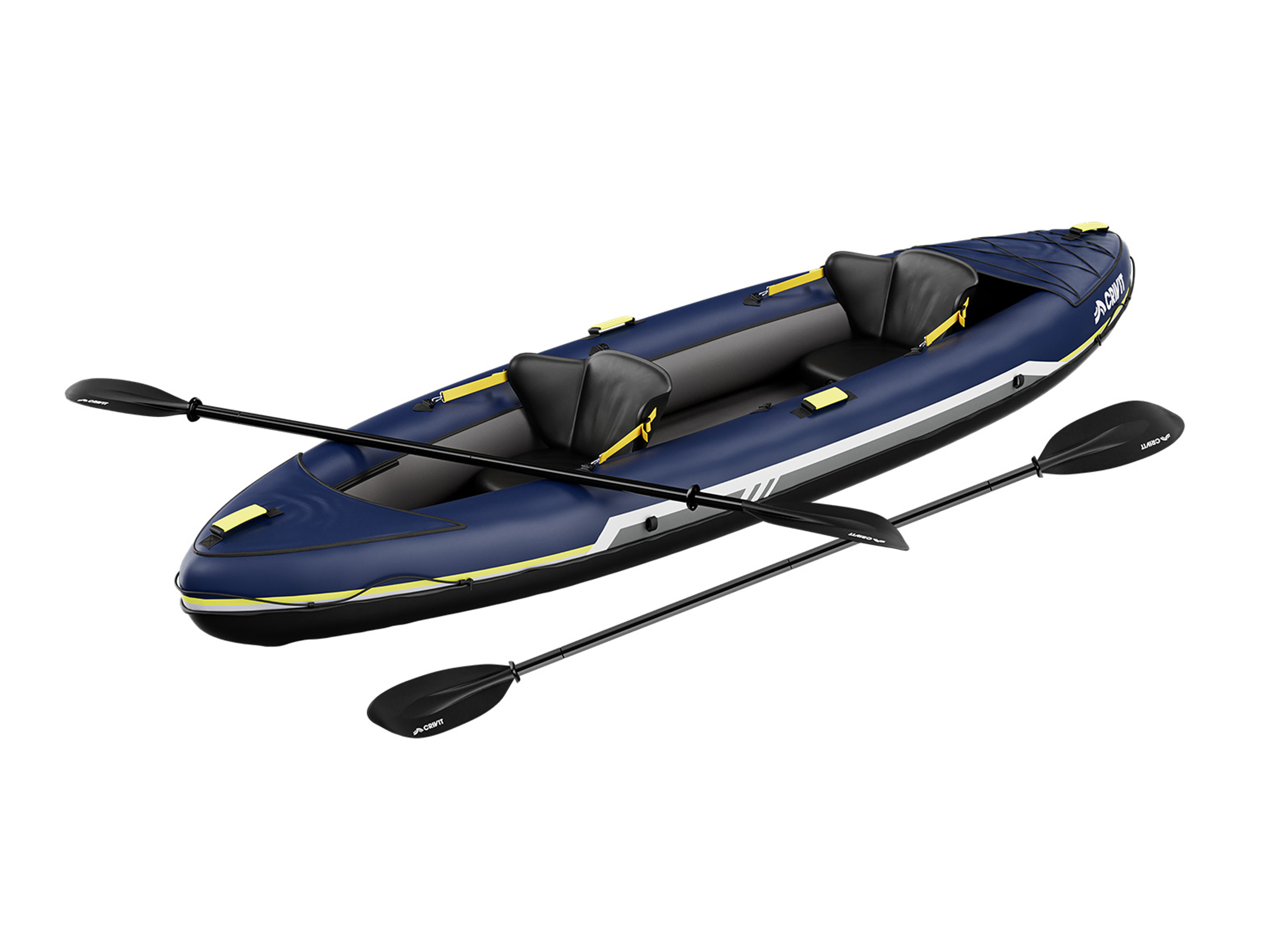 CRIVIT 2-Sitzer-Touring-Kajak, aufblasbar | 04335747036590