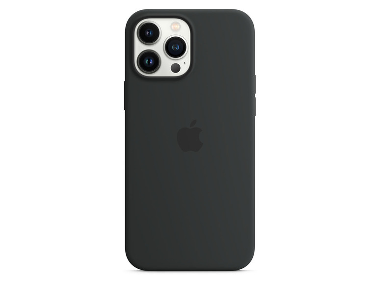 Gehe zu Vollbildansicht: Apple iPhone 13 Pro Max Silicone Case, mit MagSafe – Midnight - Bild 1