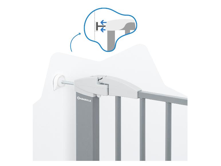 Türschutzgitter »Safe & Lock«, mit Zwei-Aktionen-System