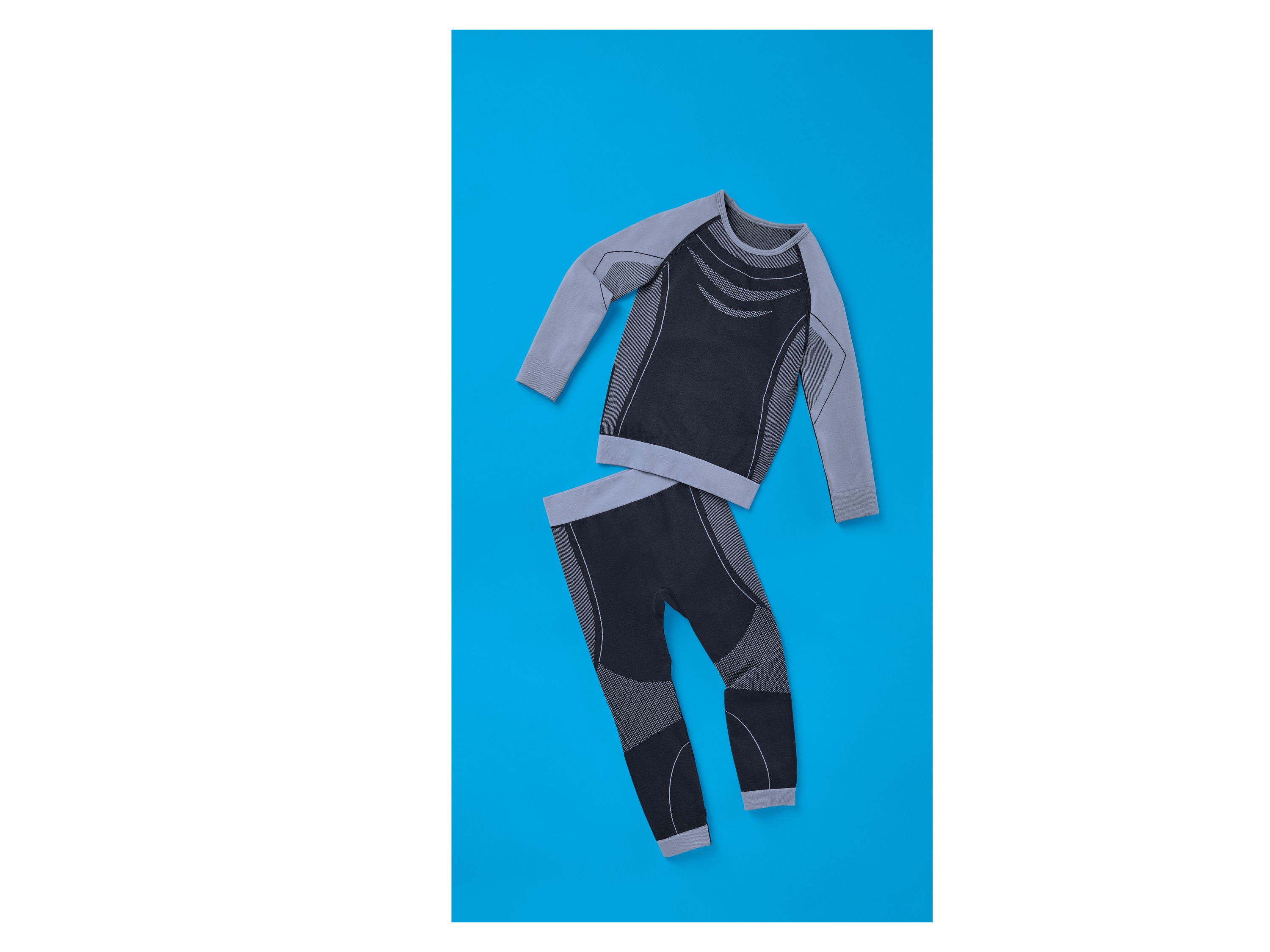 Thumbnail - lupilu® Kinder Seamless-Funktionsunterwäsche, 2-teilig (Navy, 122/128)