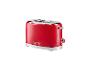 Roter Retro-Toaster aus den 90er Jahren.