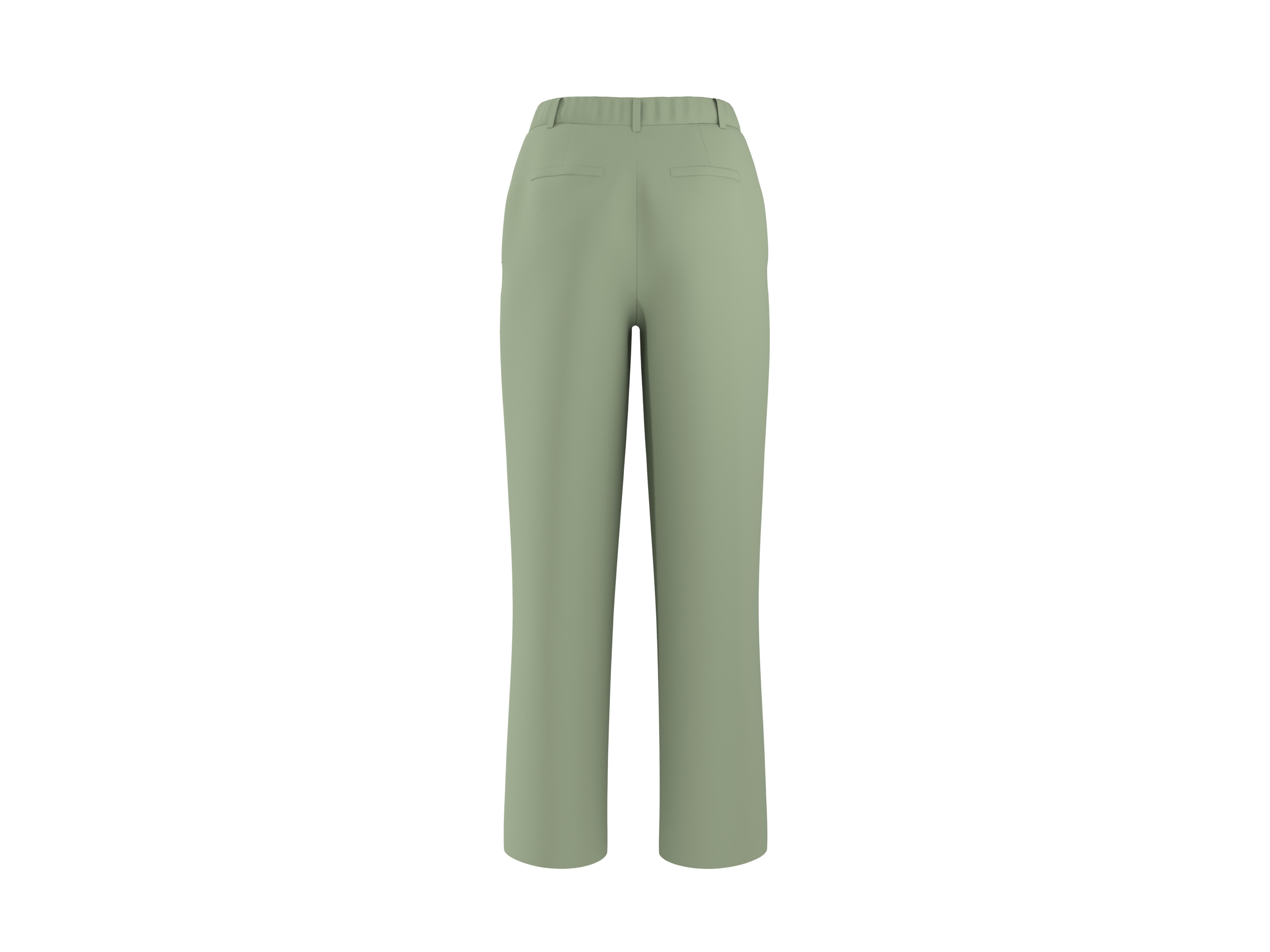 ESMARA® Damen Wide-Leg-Hose (Grün, XS) – Bild 4 von 4