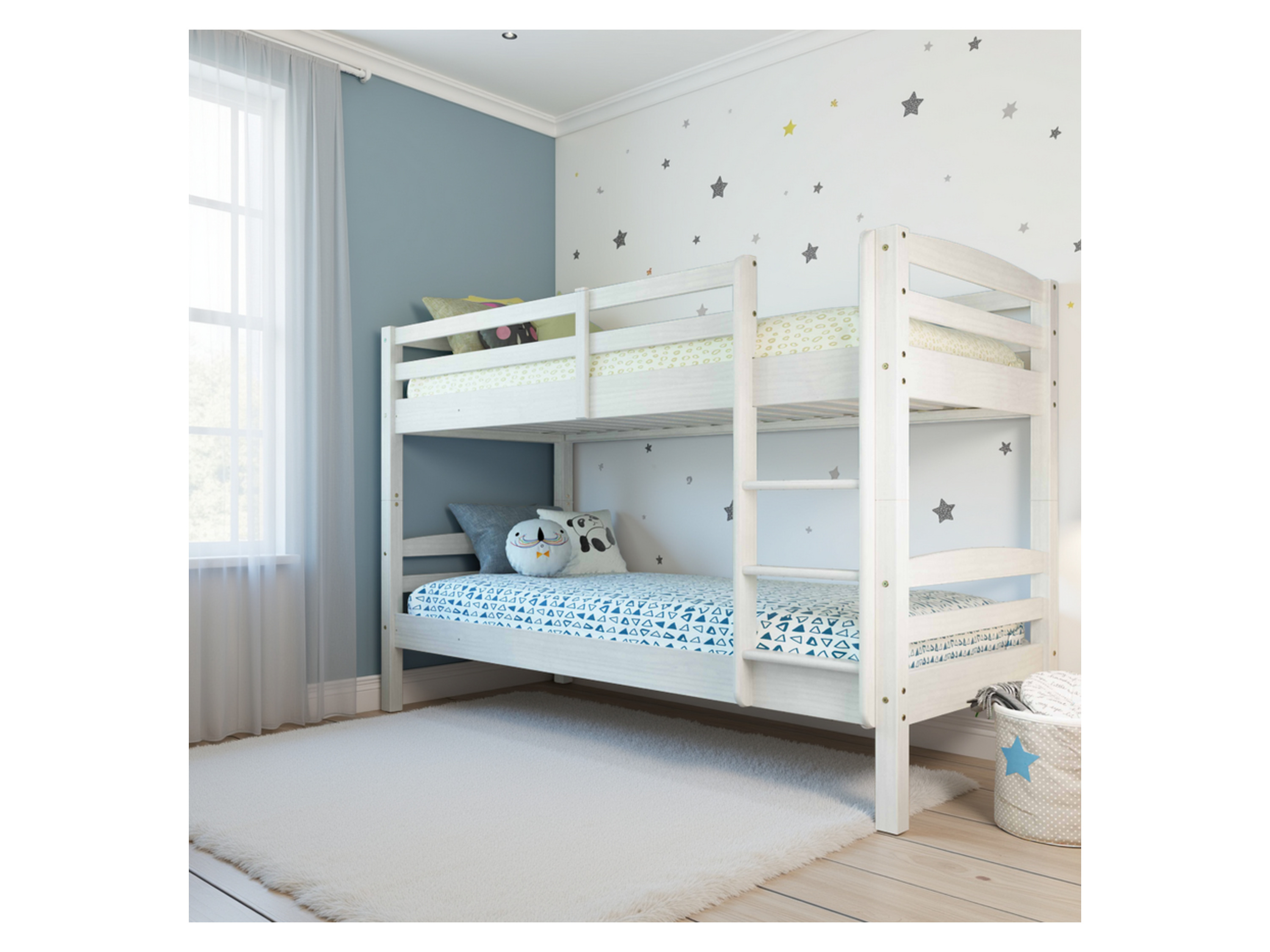 INTER LINK Kinder Etagenbett »Annika« (Weiss 90 x 200 cm) – Bild 3 von 4