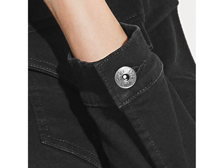 Gehe zu Vollbildansicht: esmara® Damen Jeansjacke, modisch kurze Form, mit Kentkragen - Bild 5