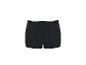 Schwarze Herren-Boxershorts mit weißem Gummibund.