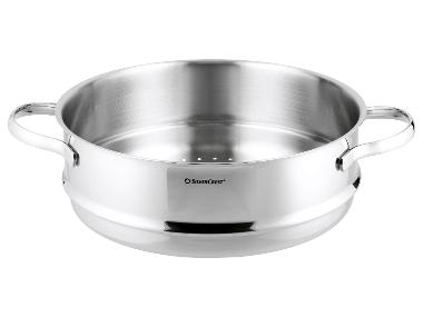 SILVERCREST® Premium-Edelstahl-Dampfgareinsatz, Ø 24 cm