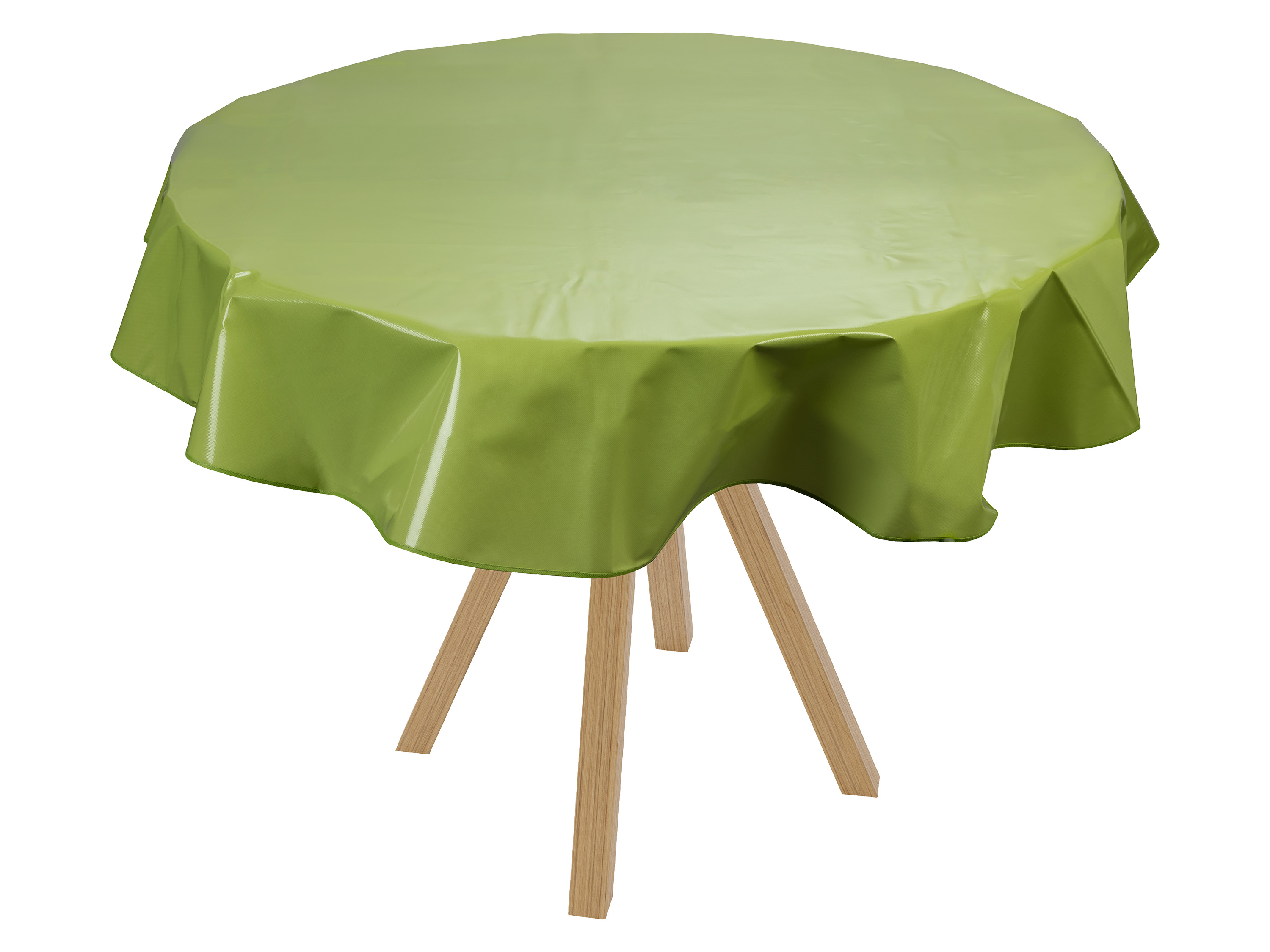 Thumbnail - LIVARNO home Lacktischdecke abwischbar (Grün, Ø 160cm, rund)""