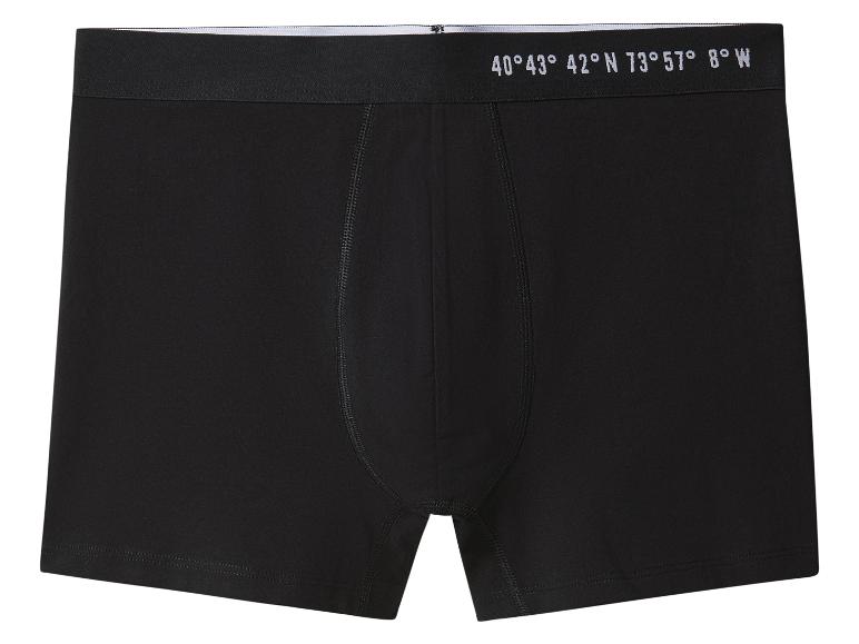Schwarze Boxershorts mit weißer Schrift am Bund