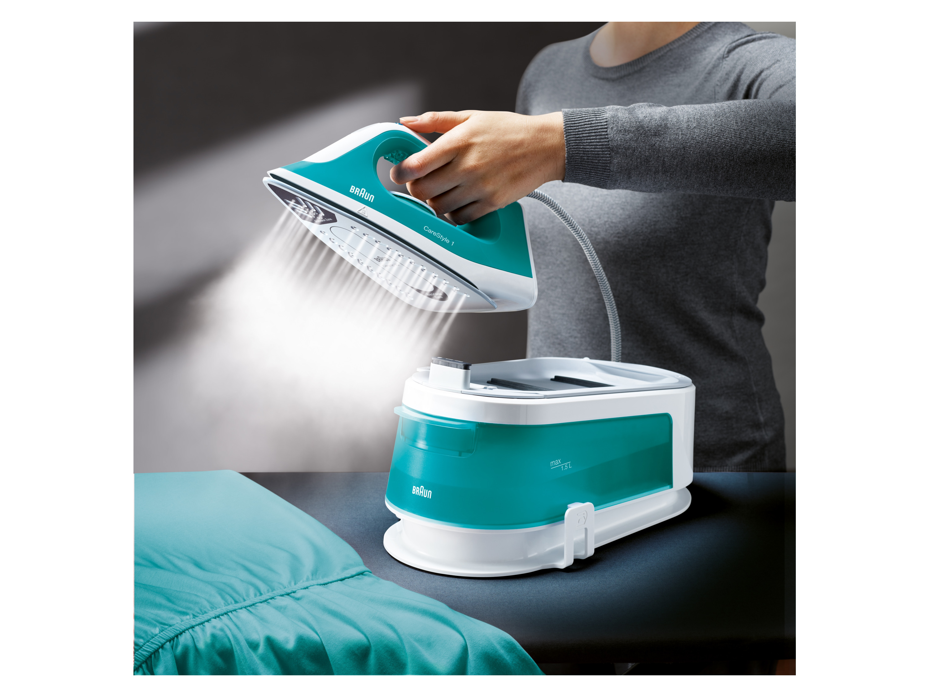 Thumbnail - BRAUN Dampfbügelstation IS 1013GR""