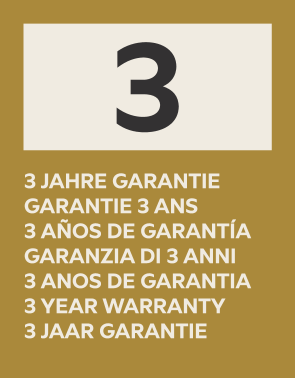 3 Jahre Garantie.