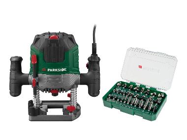 PARKSIDE® Oberfräse »POF 1200 E4« mit Fräsbits, 30-teilig