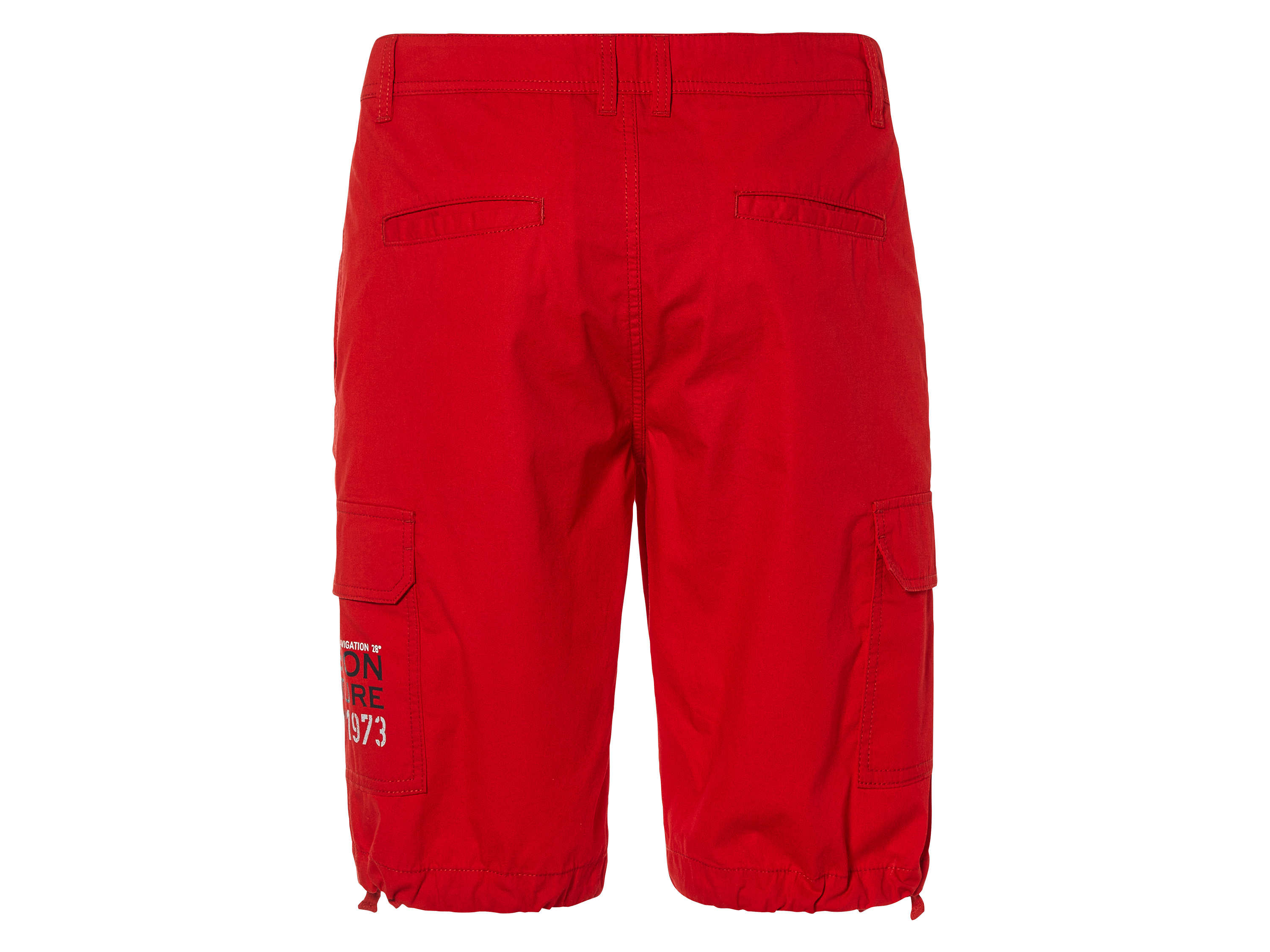 Thumbnail - LIVERGY® Herren Bermuda Cargo (Rot, 56)