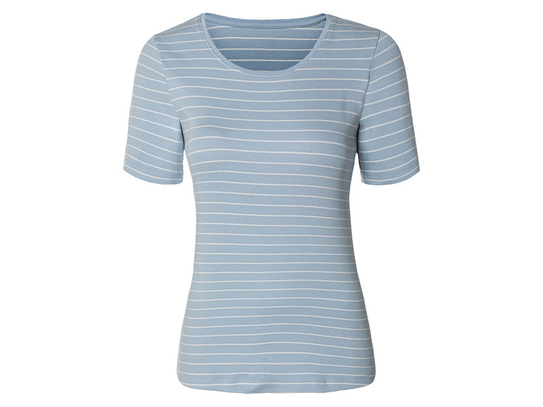 Gehe zu Vollbildansicht: esmara® Damen Umstands-T-Shirts, 2 Stück, in modischer Ripp-Qualität - Bild 5