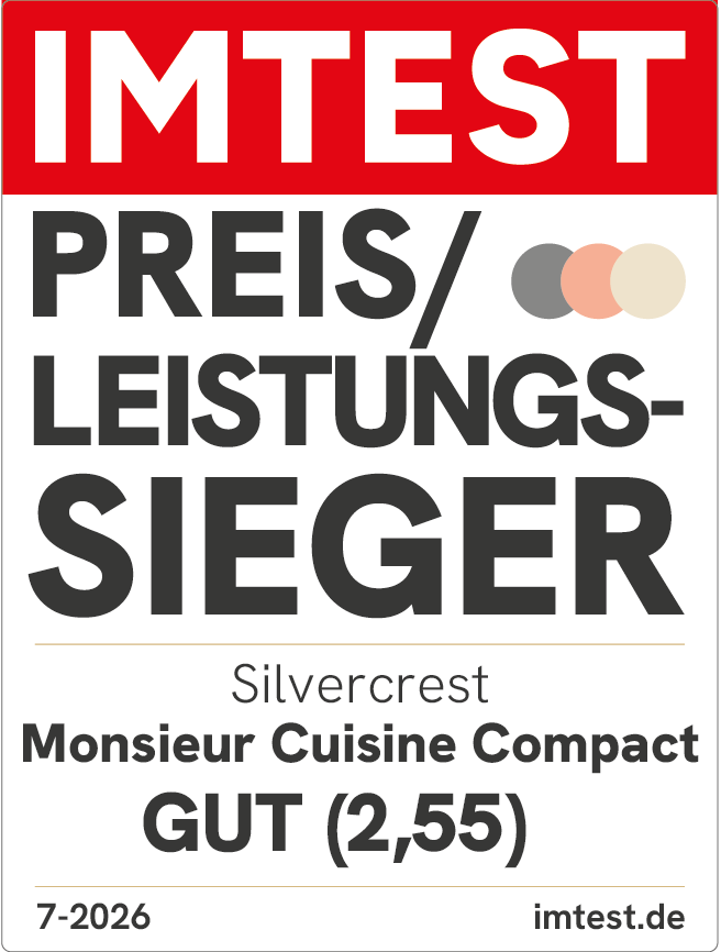 Testsiegel mit der Note 'GUT (2,55)' für das Preis-Leistungs-Verhältnis.