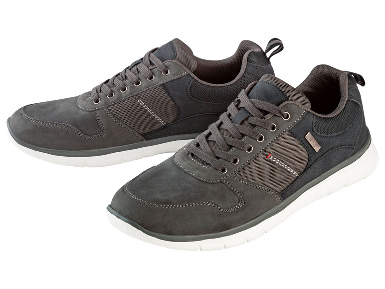 Gehe zu Vollbildansicht: footflexx Herren Sneaker, mit Leder und langlebiger TPR-Laufsohle - Bild 4