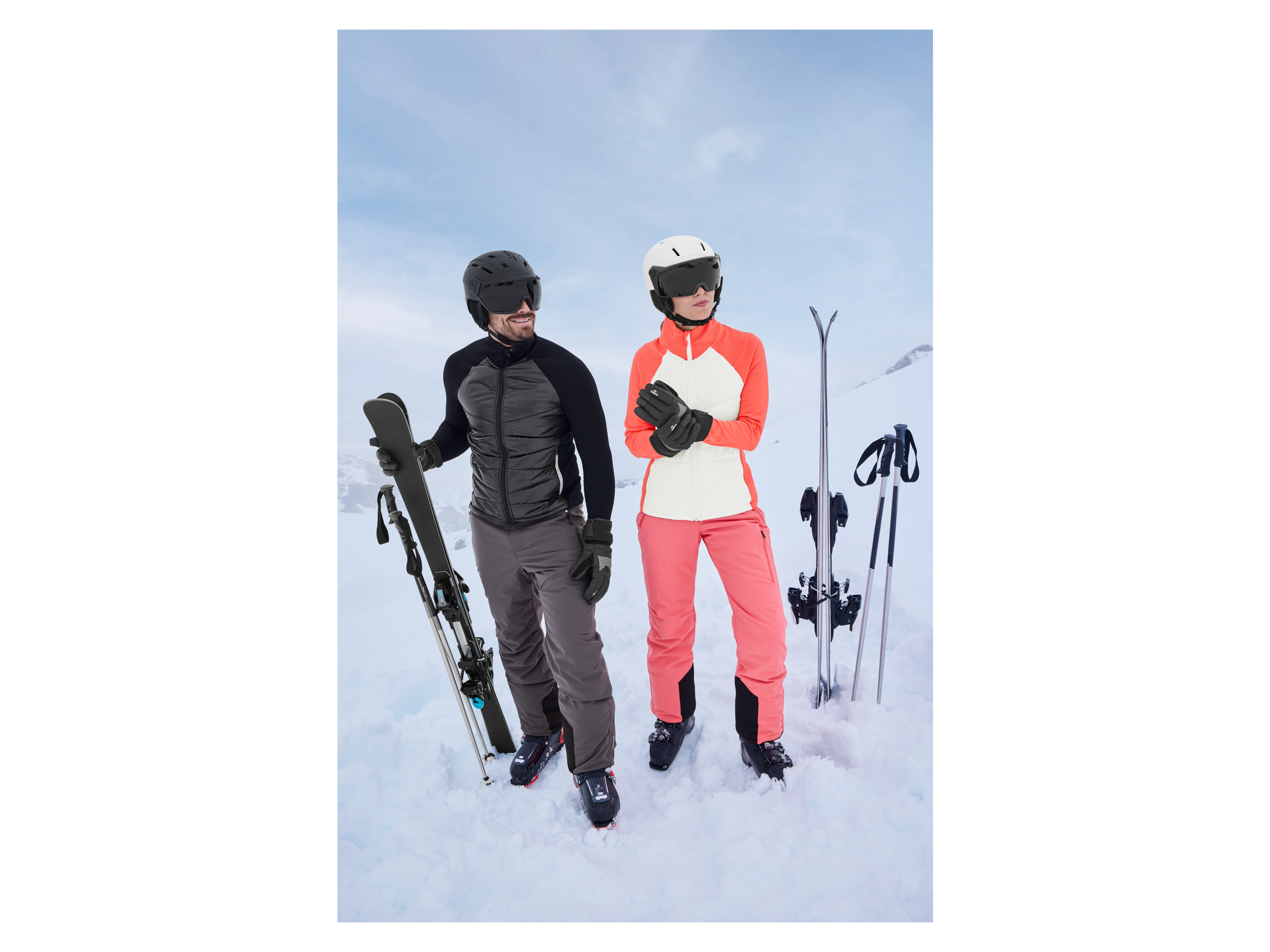 Thumbnail - CRIVIT Damen Skihose (40, koralle)