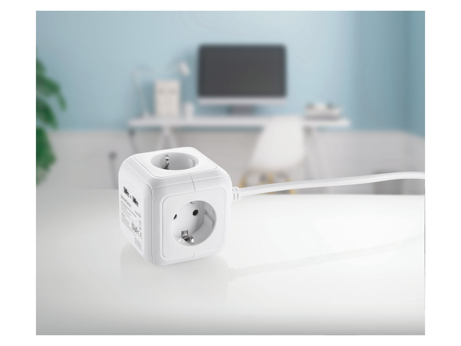 SILVERCREST® Steckdosenwürfel mit USB-Ports | LIDL