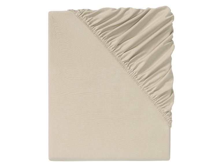 Beige Spannbettlaken