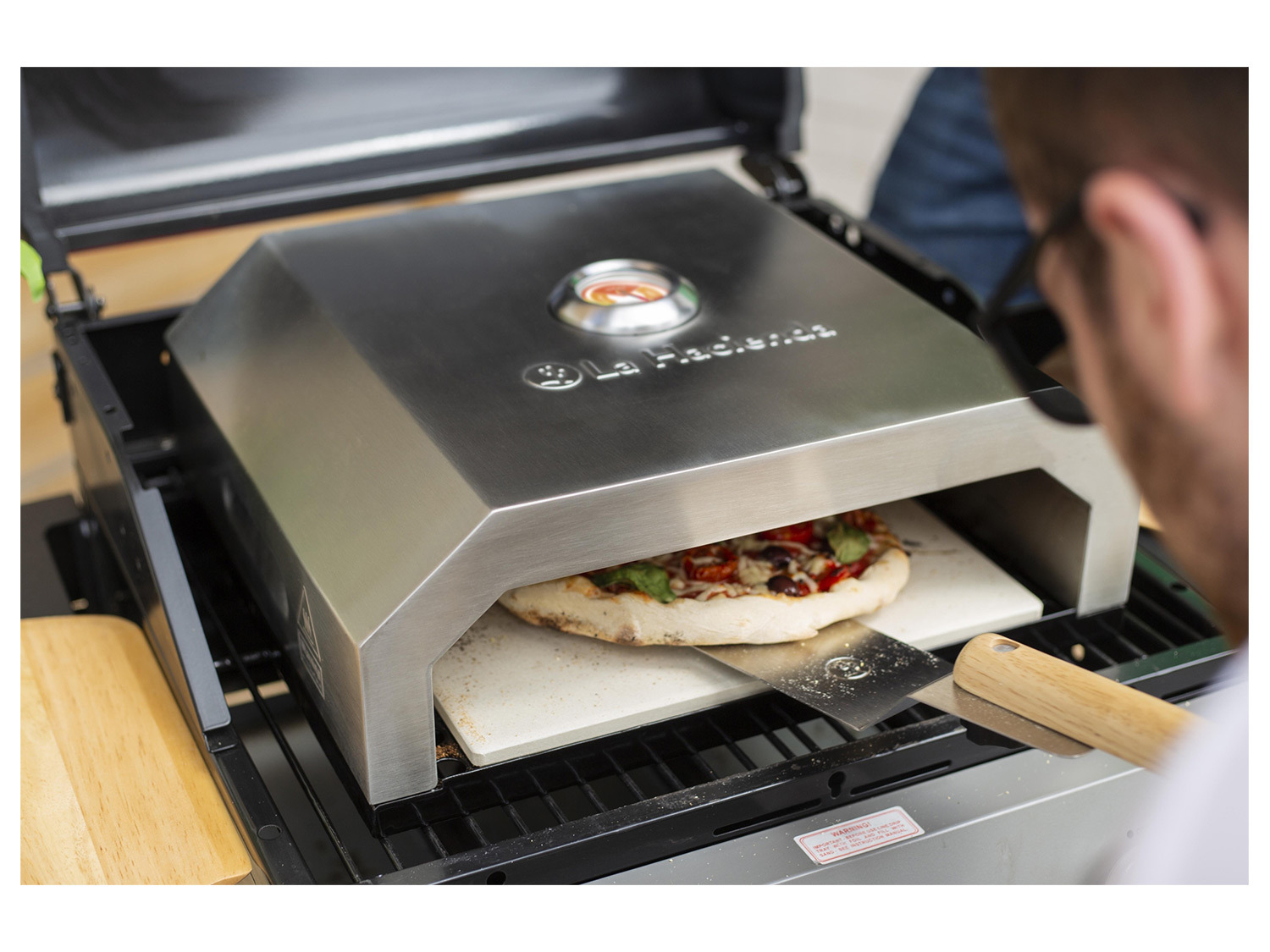 buschbeck Pizzabox für Gas + Holzkohlegrill | LIDL