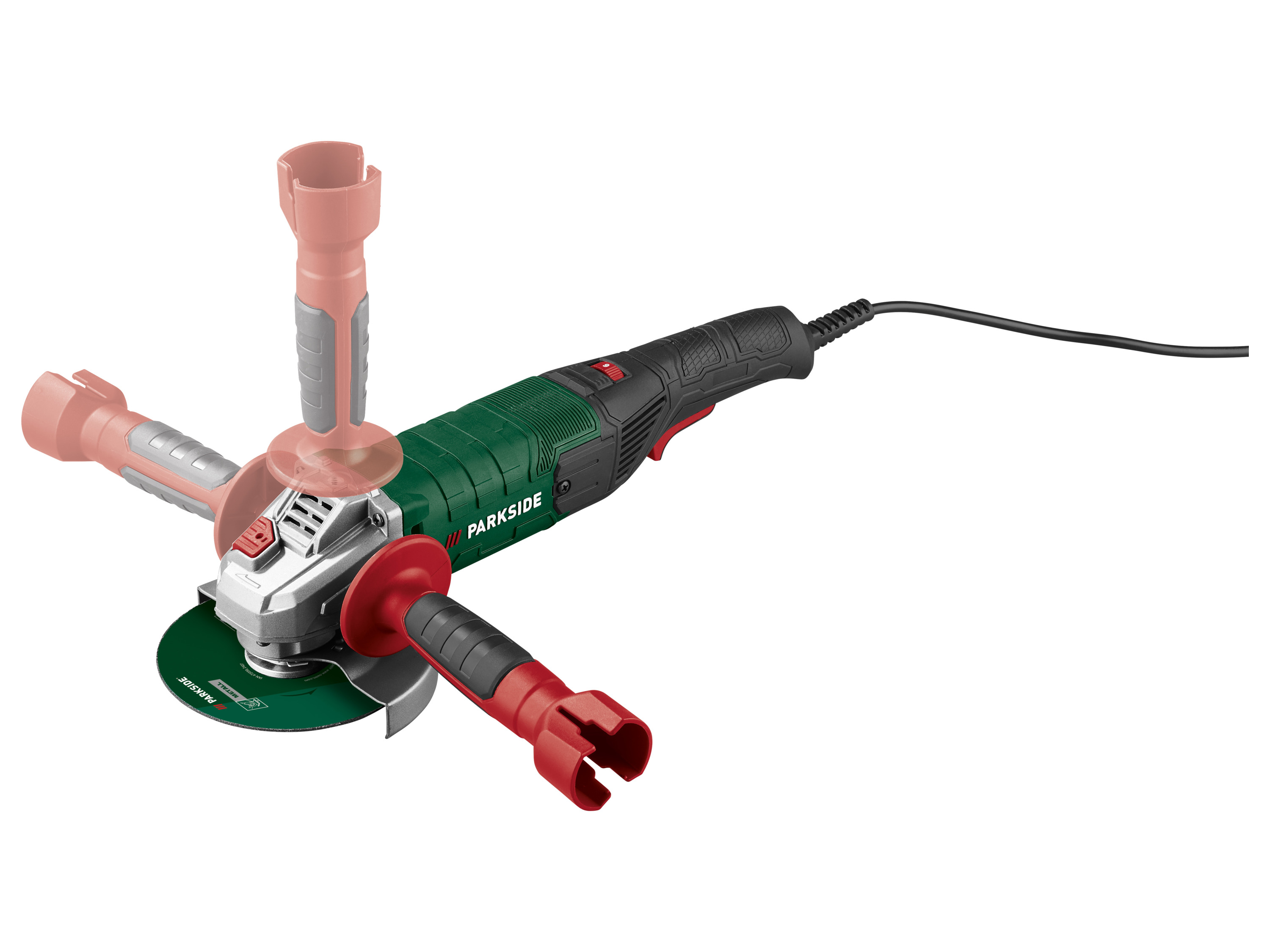 Thumbnail - PARKSIDE® Winkelschleifer »PWS 125 I9«, mit 2 Ersatz-Kohlebürsten