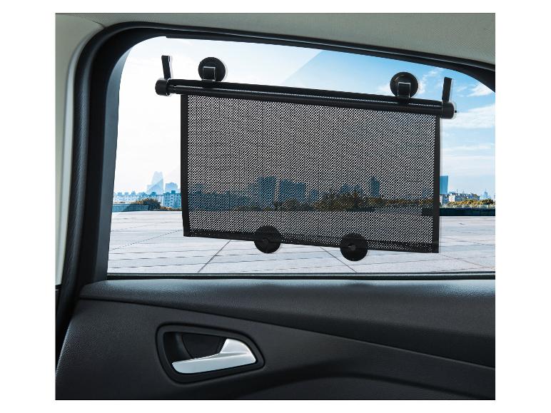 Auto-Fenster Sonnenschutz mit Saugnäpfen.