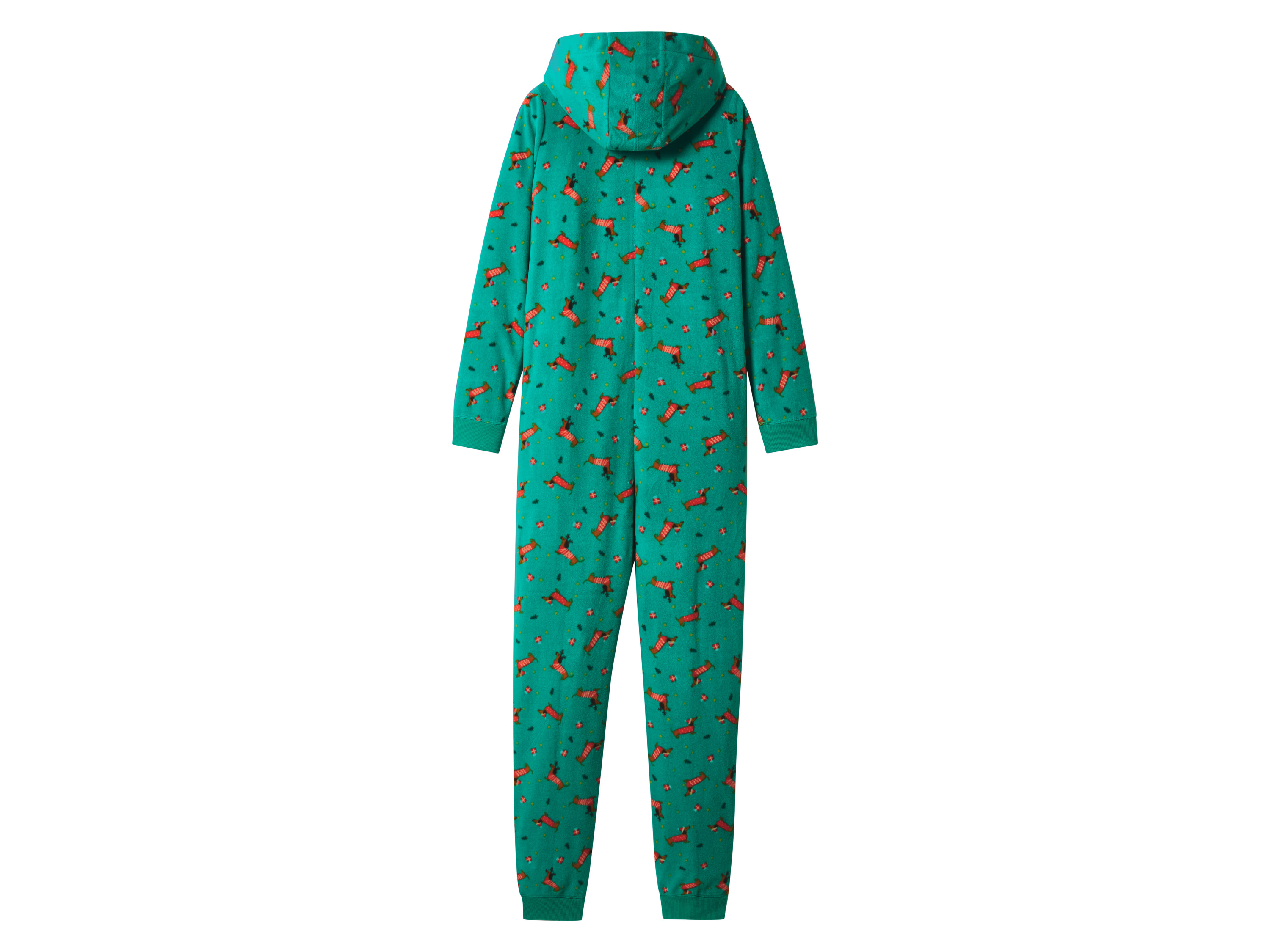 Thumbnail - esmara® Damen Fleece-Jumpsuit (Grün, M(40/42))