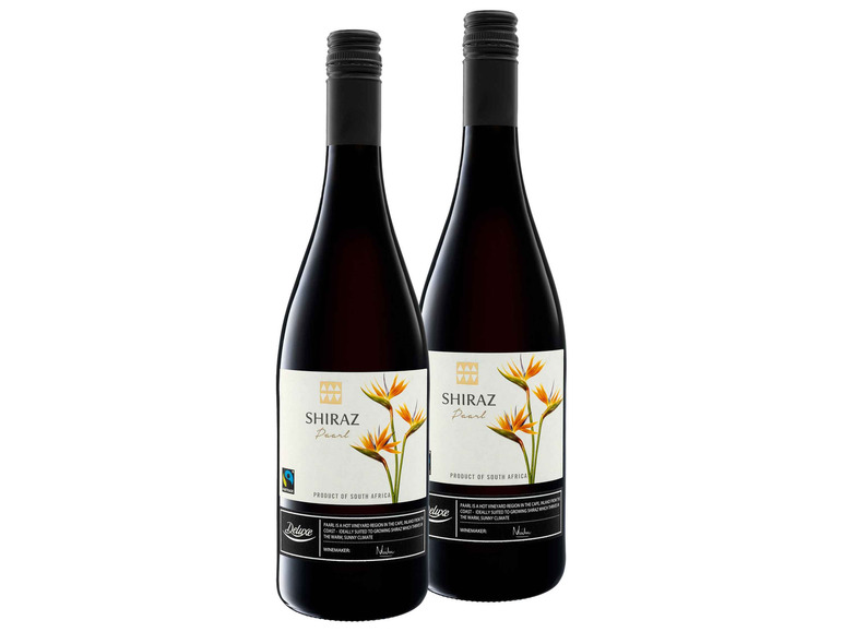 Gehe zu Vollbildansicht: 2er Weinpaket Fairtrade Shiraz Paarl trocken, Rotwein - Bild 1