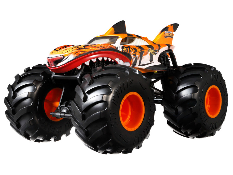 Hot Wheels Die-Cast Monster Truck Shark«, »Tiger 1:24