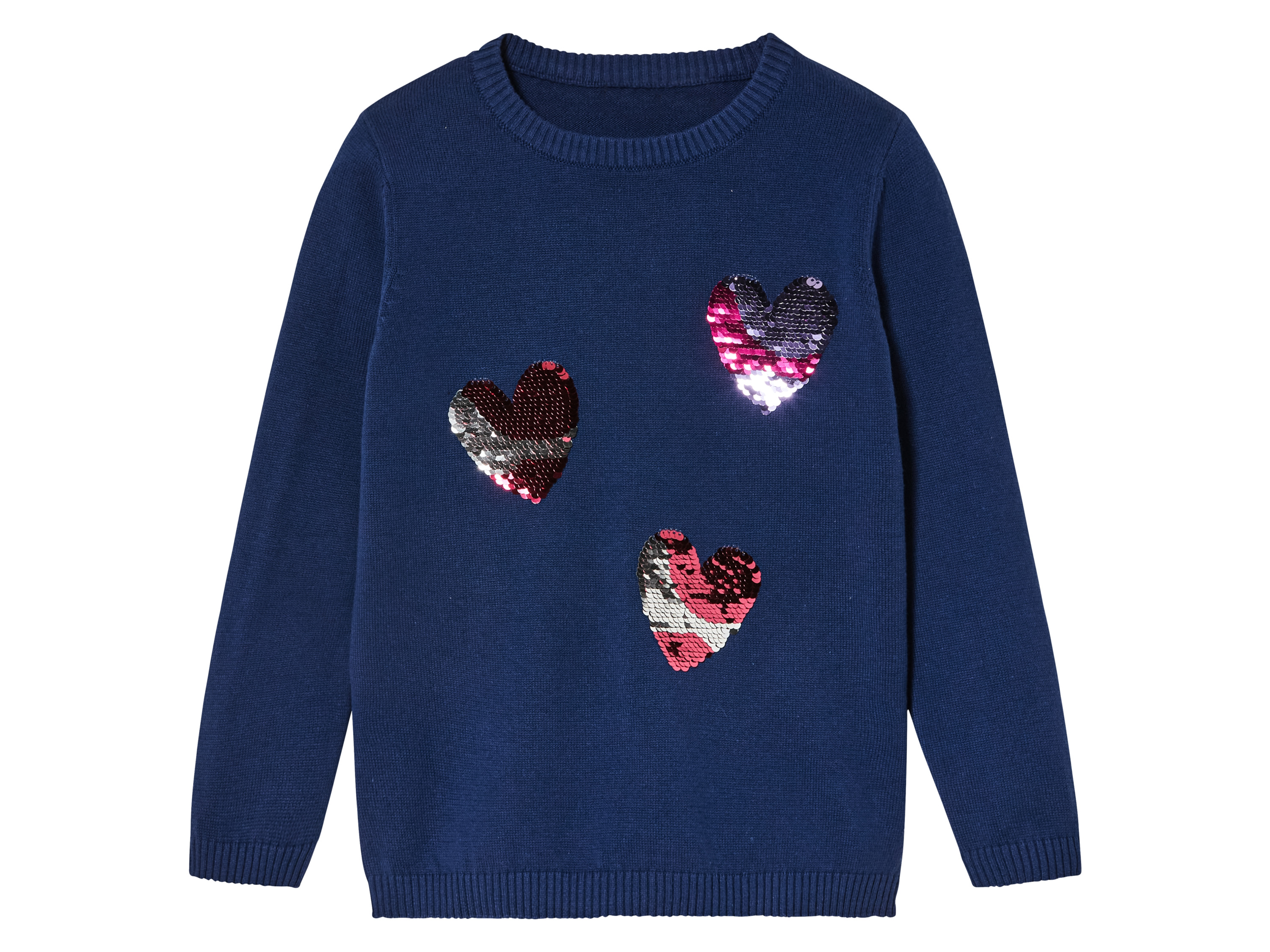 lupilu® Kleinkinder Mädchen Feinstrickpullover (98/104, marine) | 04335814076504
