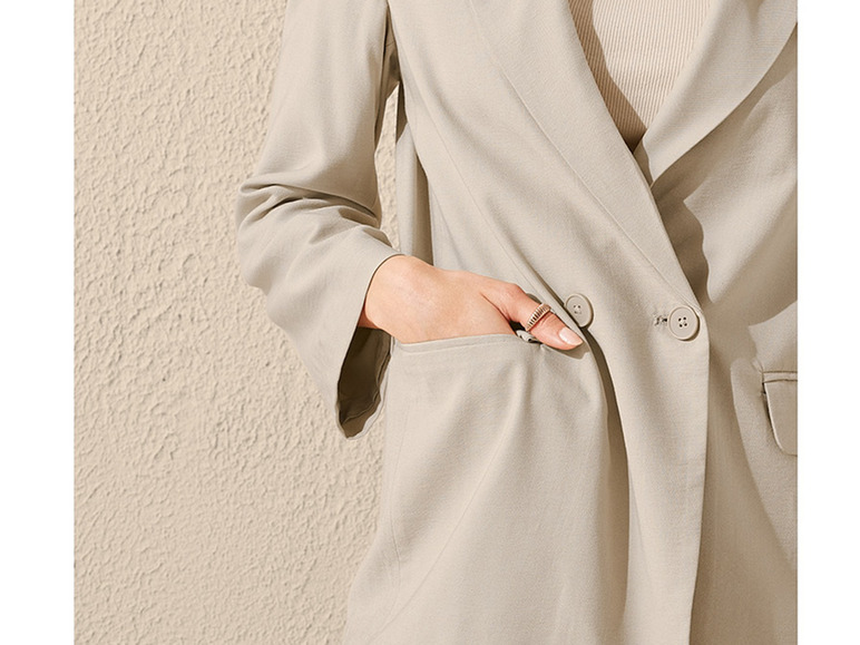 Damen Blazer, gerade geschnitten