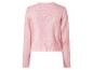 Rosa Langarmpullover, Rückansicht.