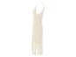 Damen-Häkelstrickkleid in Creme