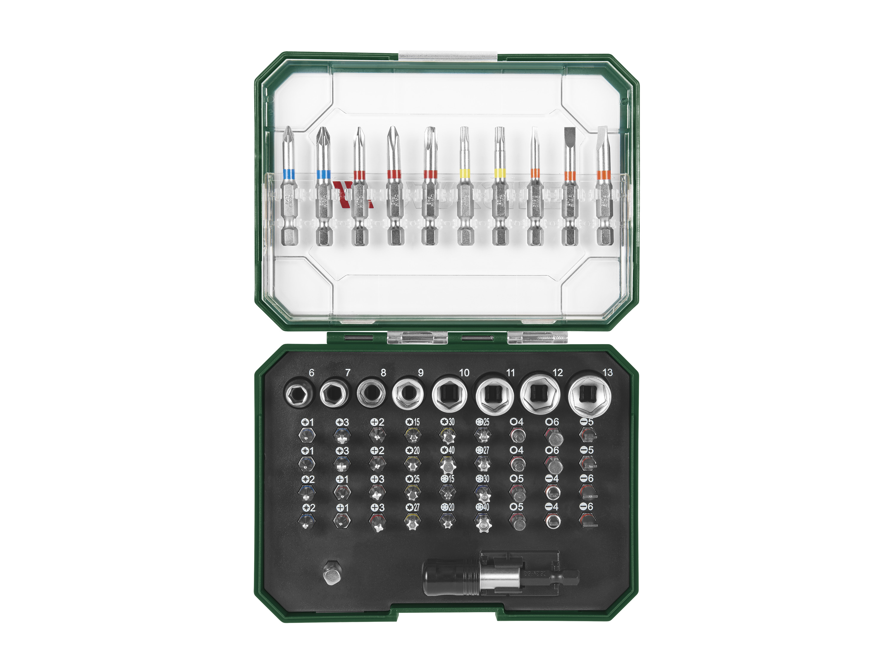 Thumbnail - PARKSIDE® Bit-Set 71tlg./ 56tlg. PBS3 A2 (Bit und Nuss Set 56 tlg.)