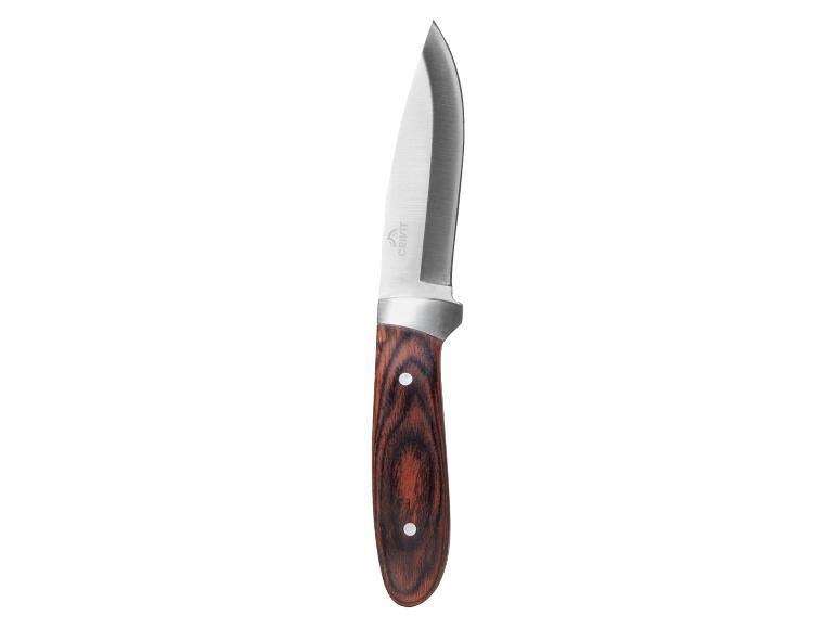 Ein Messer mit Holzgriff von Crivit.