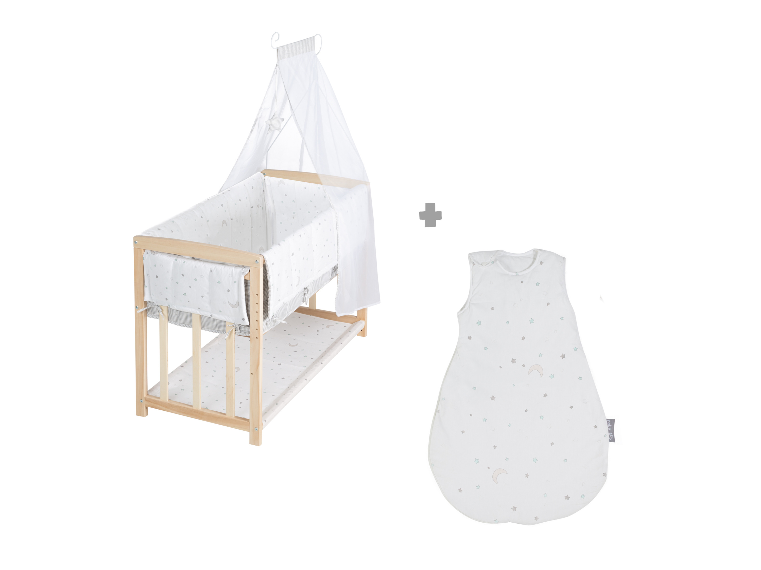 Thumbnail - roba Stubenbett 4 in 1 mit Schlafsack (Sternenzauber)