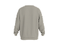 Graues Sweatshirt mit langen Ärmeln, Rückansicht.